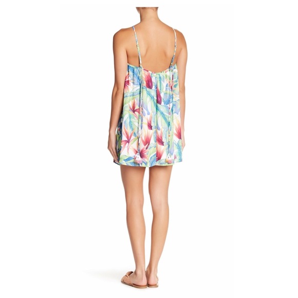 SMYM Lexington Dress Halter style Tropical Print - Picture 2 of 6